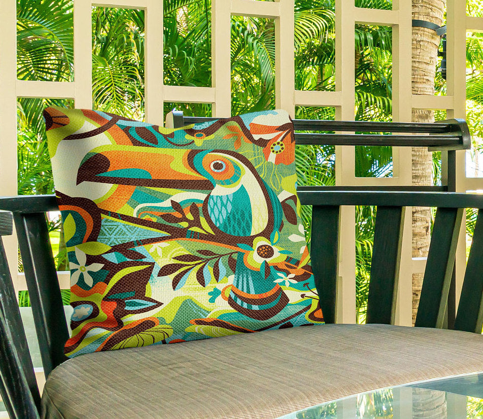 Island Canopy Outdoor Pillow Cover