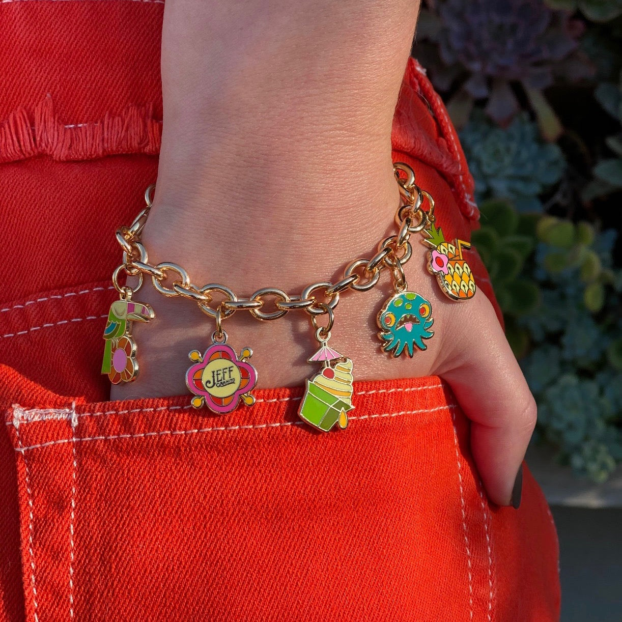 Tiki Breeze Charm Bracelet – Jeff Granito Designs
