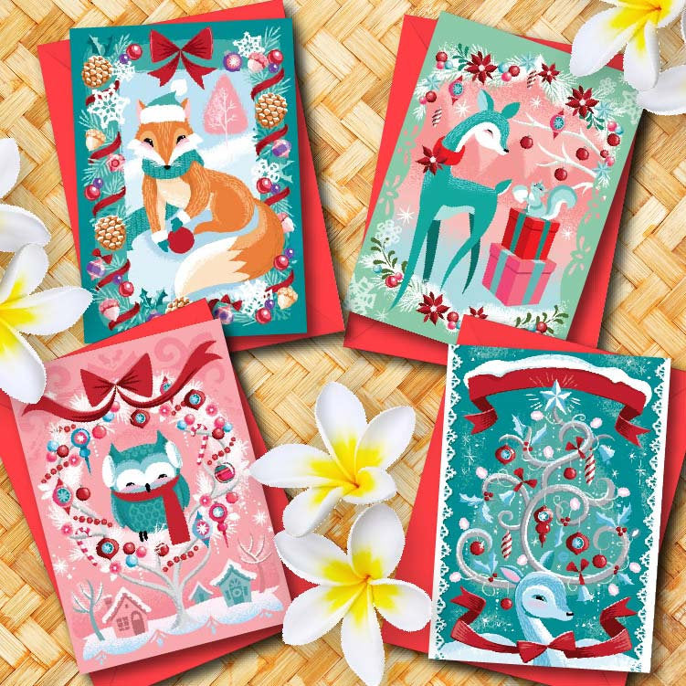 'Woodland Creature' Card Set