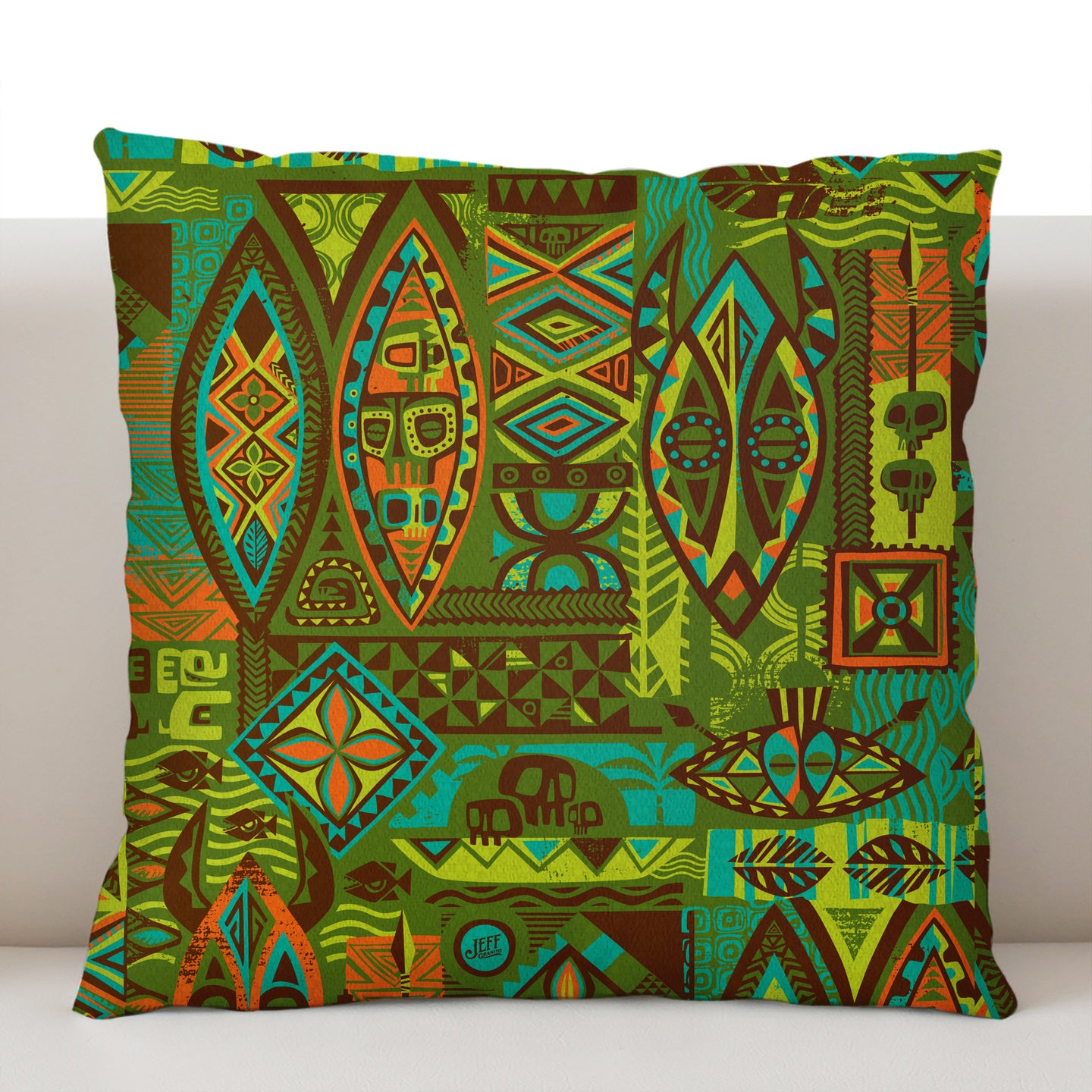 Jungle Greeting Pillow Cover