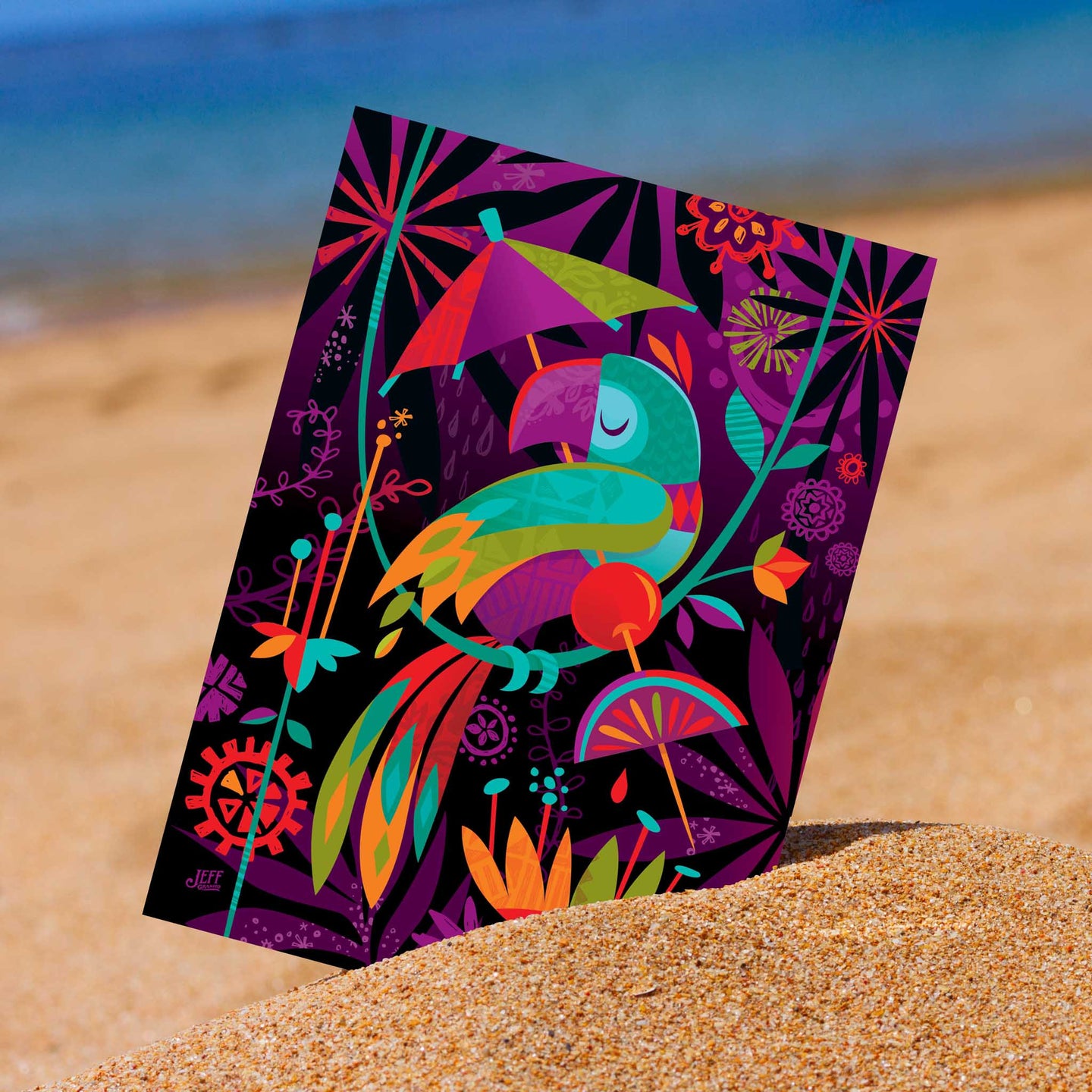 Aloha Bird Mini Print