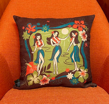 Load image into Gallery viewer, Hula Floral Pillow Cover

