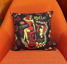 Load image into Gallery viewer, Red Lei Lounge Pillow Cover
