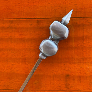 Be-Headed Sculpted Metal Swizzle Stick