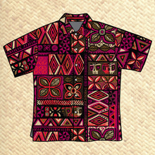 Load image into Gallery viewer, LAST CHANCE, &#39;Distant Drums Kīlauea&#39; Classic Aloha Button Up-Shirt - Unisex
