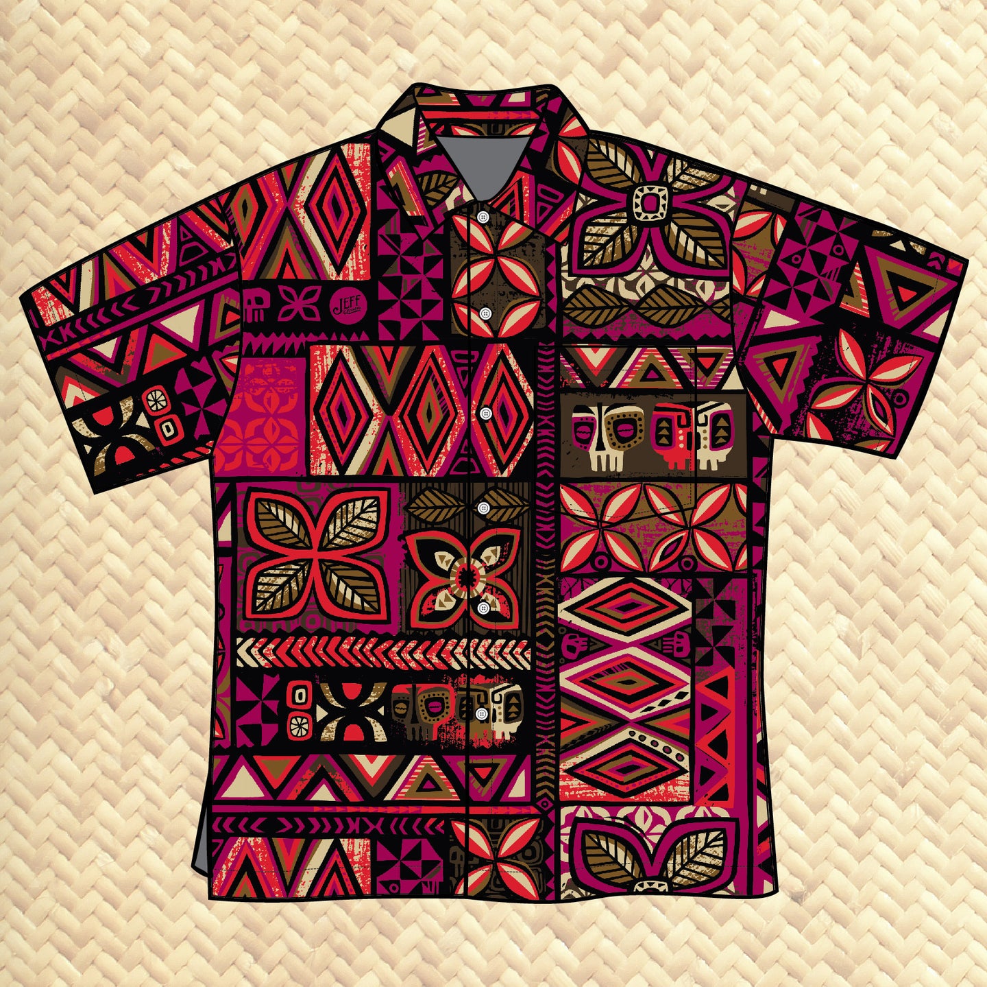 LAST CHANCE, Distant Drums Kīlauea Unisex Aloha Shirt