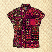 Load image into Gallery viewer, LAST CHANCE, Distant Drums Kīlauea Womens Aloha Shirt

